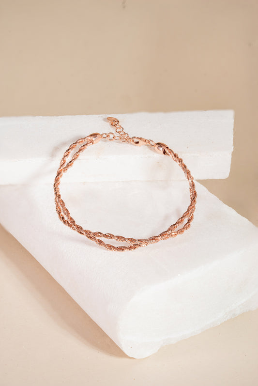 Rosegold criscros bracelet